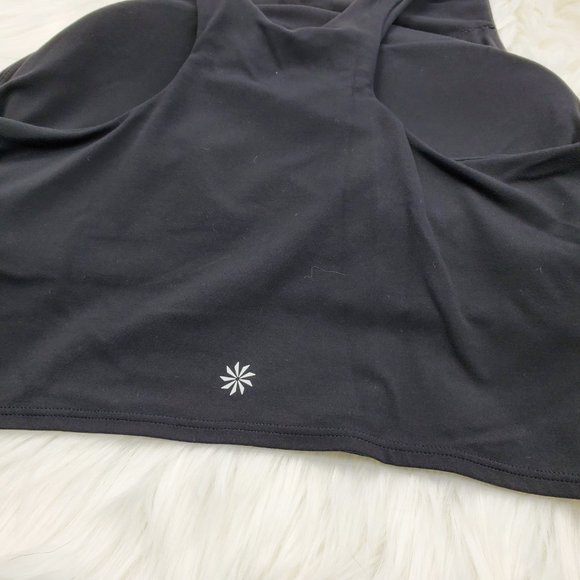 NWT Athleta Black Conscious Crop Sports Bra - Picture 6 of 7